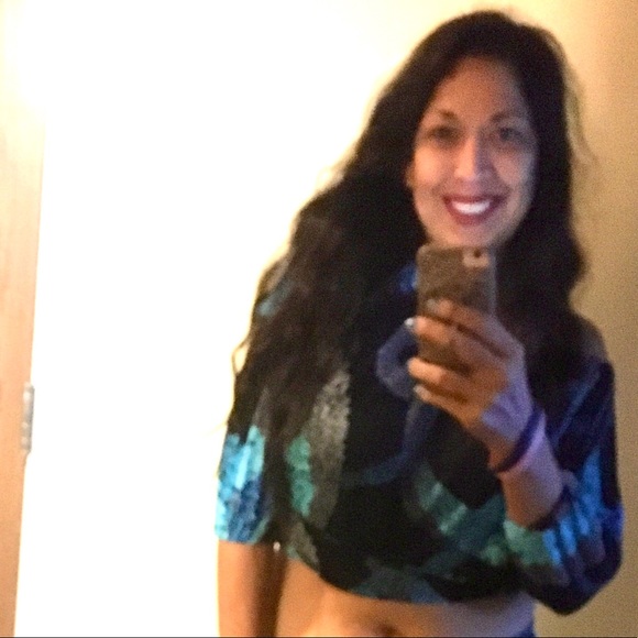 Polyester midi blouse - Picture 2 of 3